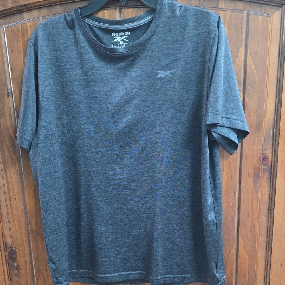 Reebok Men's Dark Gray Short Sleeve Tee